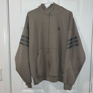 Men’s adidas Future Icons 3-Stripes Full-Zip Hoodie - Green